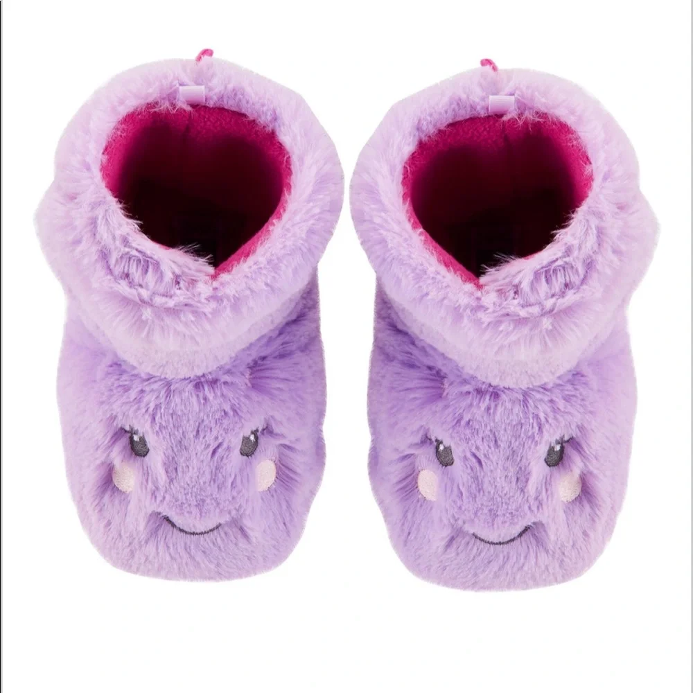 Carter’s Purple Monster Toddler slippers Size 9-10